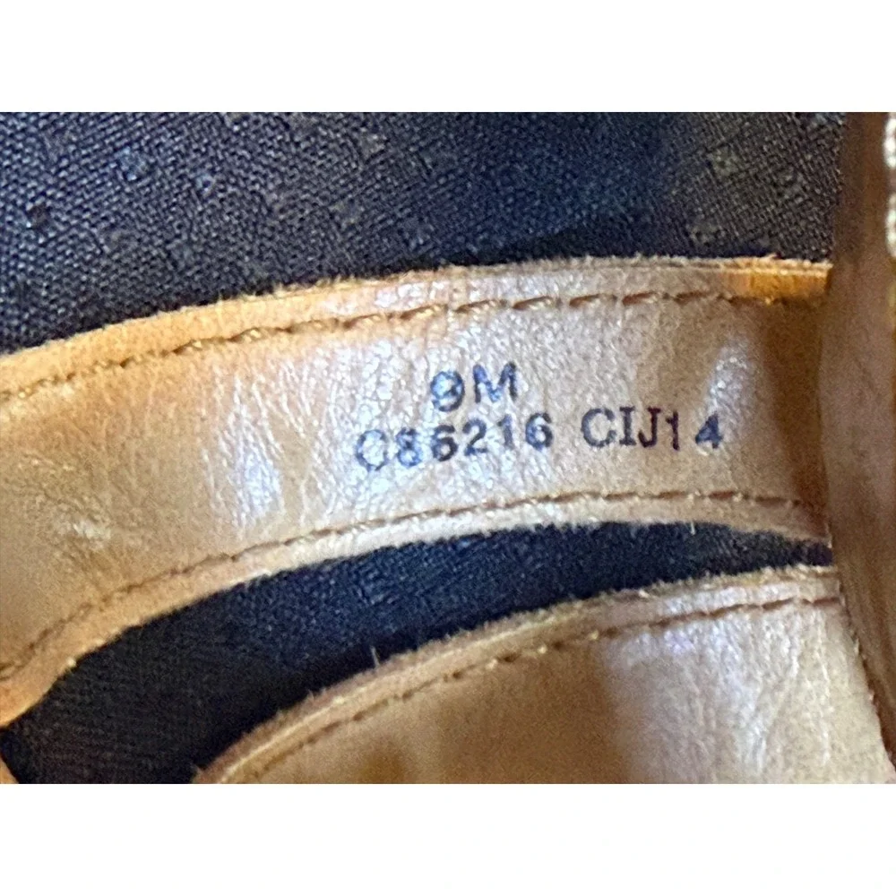 BOC Born Concept Tan Suede Floral Cork 4